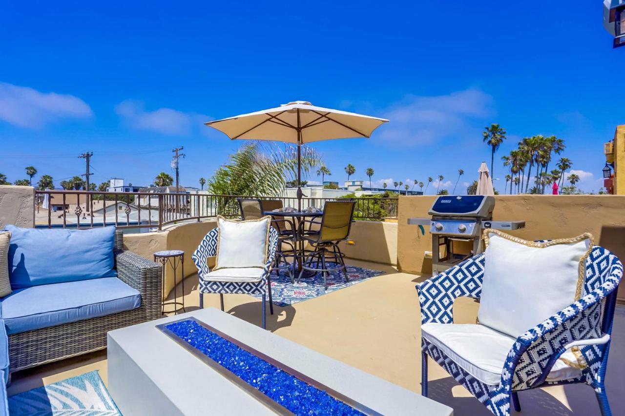 Stunning Ocean View Home W Rooftop Terrace, Firepit, Fast Wifi, Ac & Parking! San Diego Exterior photo